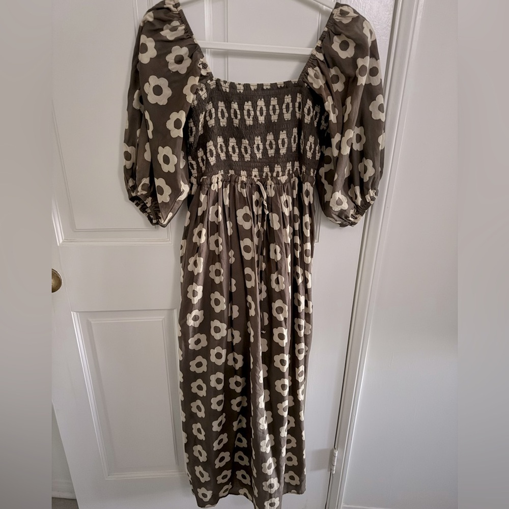 Christy Dawn The Katrina Dress - Small - Mocha Daisy - Picture 2 of 5